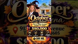 Tampa, FL 33605💵 Auction Listing Price: $80,000🛏️ 3 Bedrooms🛁 2 Bathrooms