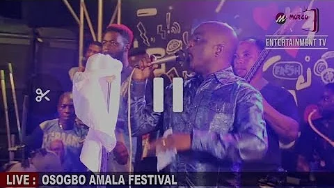 Watch Full Video of How Obesere Perform Live At Amala Festival 2023 Osogbo with Akika Lmd