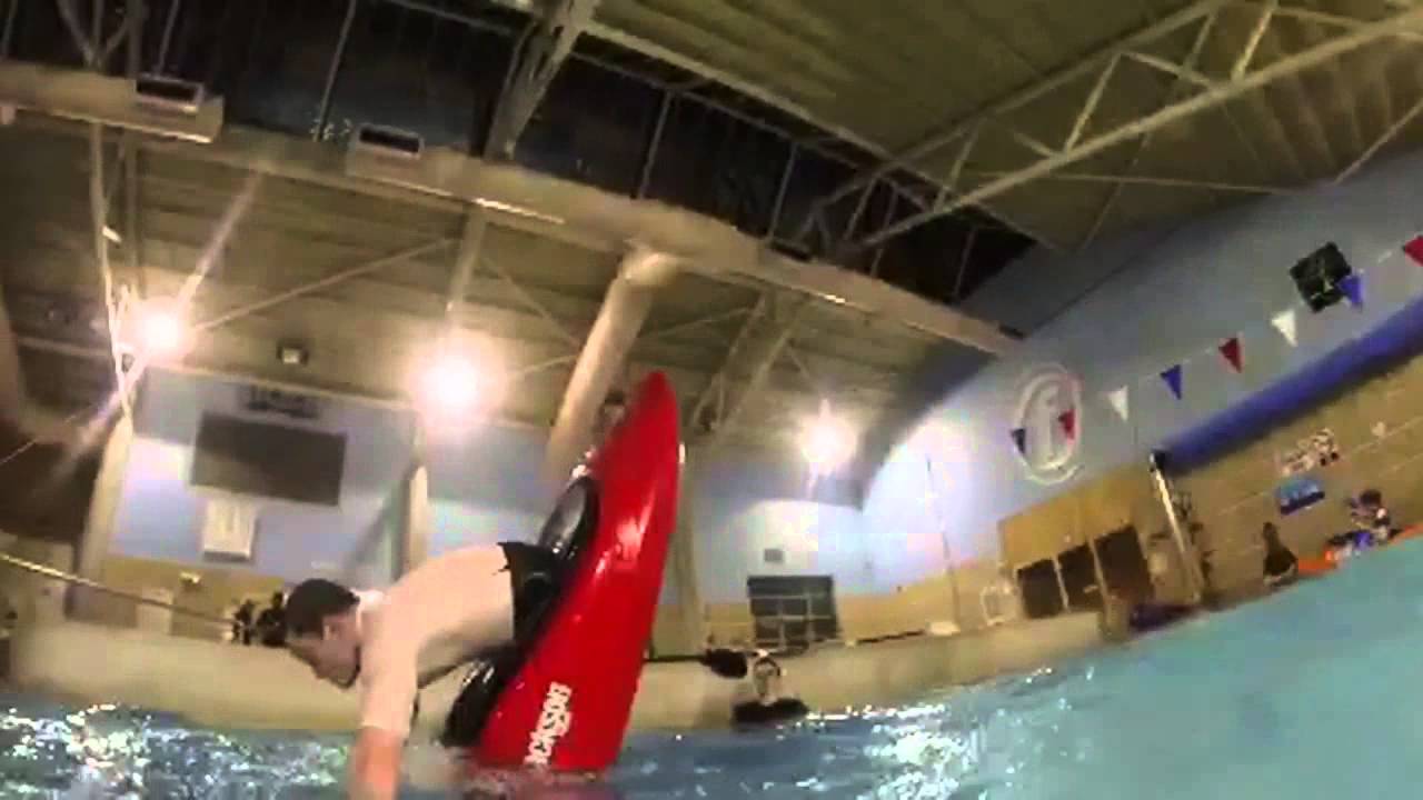 Kayak tricks Hailsham and Eastbourne canoe club flip1 YouTube