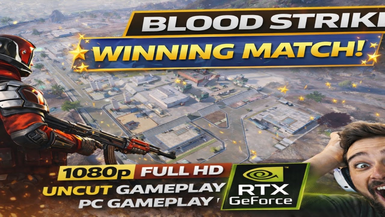 Blood Strike Uncut Ranked Match Gameplay In Deserted Vally  🔥 1080p Full HD | Intense FPS Action