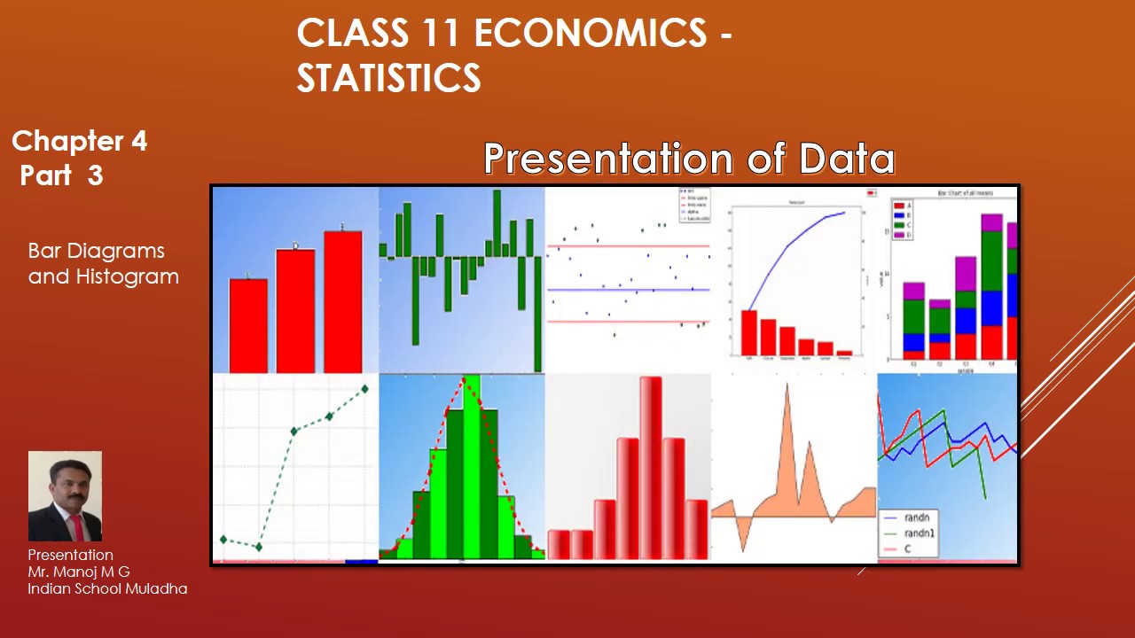 the presentation of data in statistics