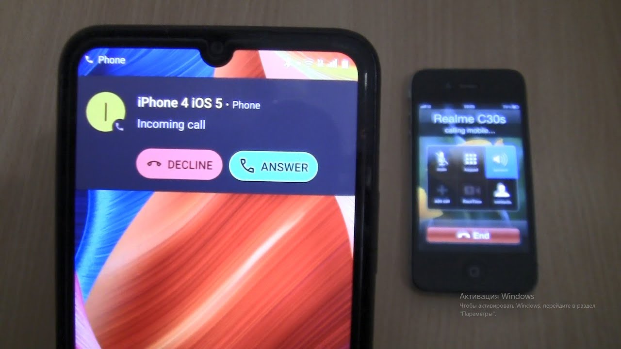 Outgoing Call Ios Incoming+Outgoing call at the Same Time Iphone 4 ios 5+Realme c30s ...