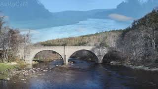 Potarch Bridge on Royal Deeside. 4k @PeterLeslie