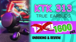 Unboxing of True Wireless Earbuds KTK 313 | Best Wireless Earbuds