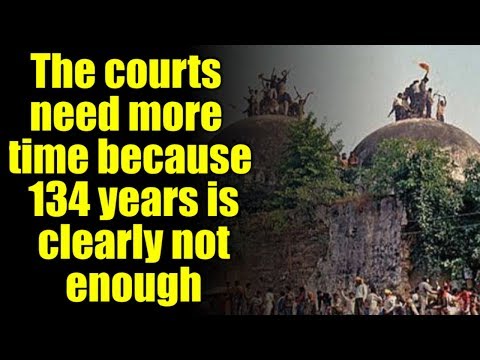 The courts need more time because 134 years is clearly not enough