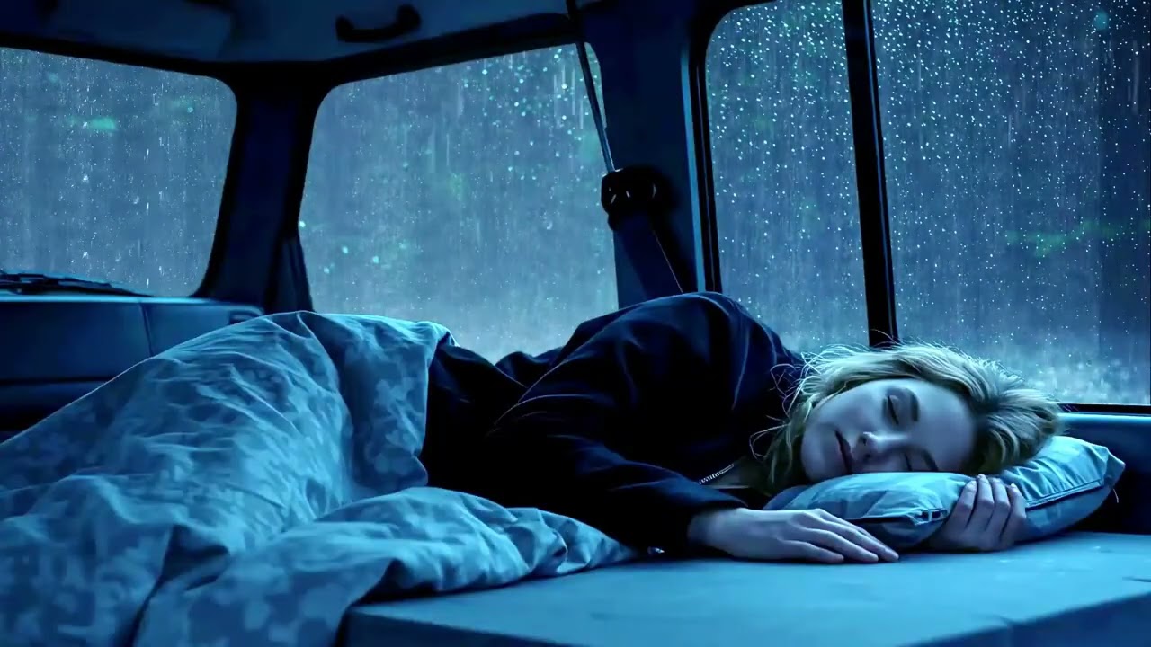 Deep Sleep Rain Sounds 🚗 Powerful Car Rain ASMR to Relax Instantly