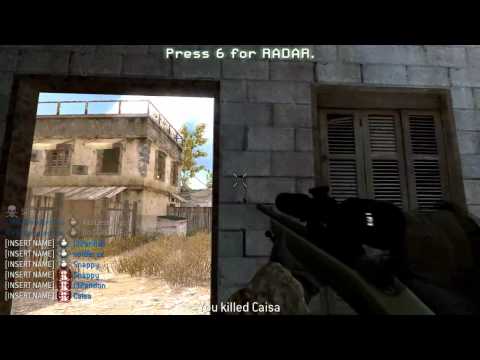 Amazing Cod4 PC Clip! Triple head shot no-scope wall-bang! 6 In 1 Feed!