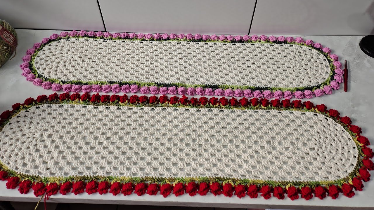 Trilho de mesa tulipa