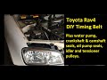 1996 - 2000 Toyota Rav4 DIY Replace Timing Belt, Water Pump, Front Seals, Oil Seals, Pulleys