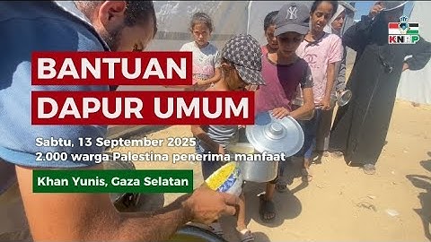 2.000 Jiwa Di Kamp Al-Mawasi Menerima Titipan Anda (13 September 2025)