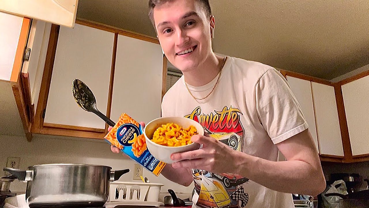 ASMR | Cooking & Eating Mac and Cheese With Me 💤