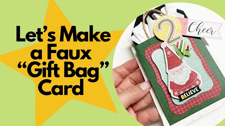 Easy Faux Gift Bag Card
