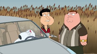 Peter and Quagmire killing Brian