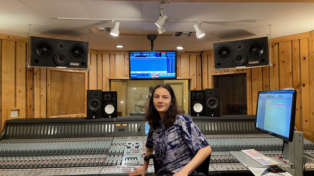 Recording session adding live drums on a new song - YouTube