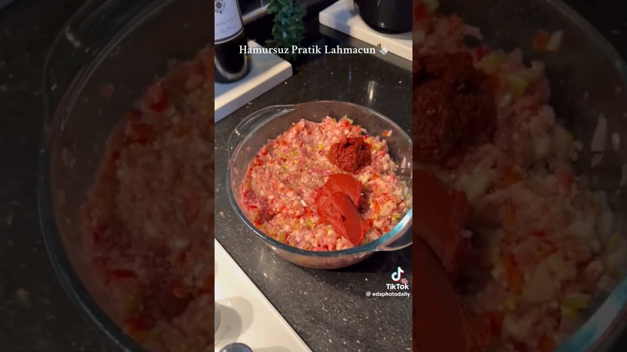 Hamursuz pratik lahmacunnnnnn