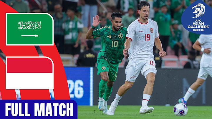Full Match | AFC Asian Qualifiers™️ Road To 26 | Group C : Saudi Arabia vs Indonesia