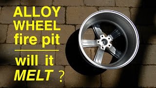 Will it Melt ?  ●  ALUMINUM RIM Fire Pit