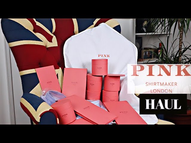 THOMAS PINK Shirt Mens 15 S White – Pink Stripes - Brandinity