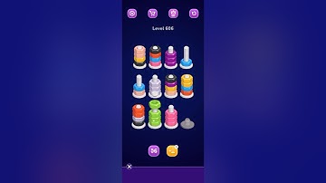 Nut Sort Level 606 Walkthrough | Nuts — Color Sort 606 solution
