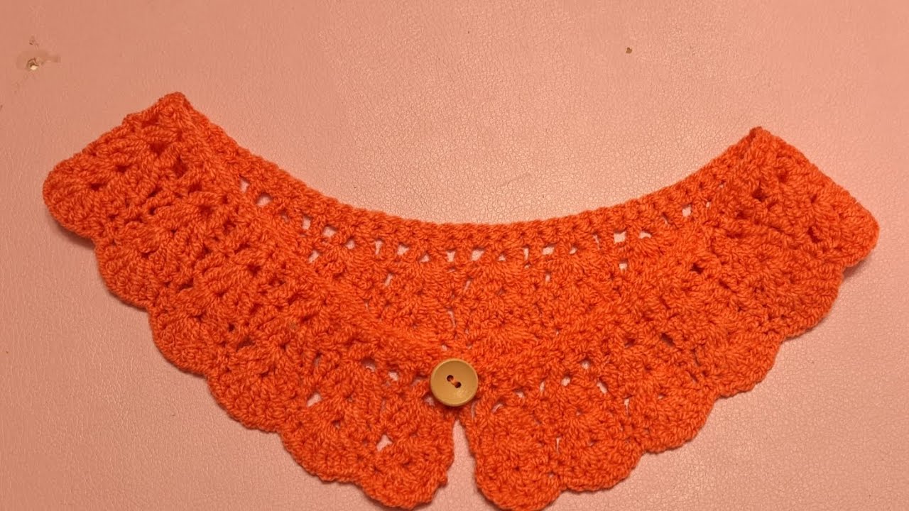 Crochet collar 7                 یقه قلاببافی ۷