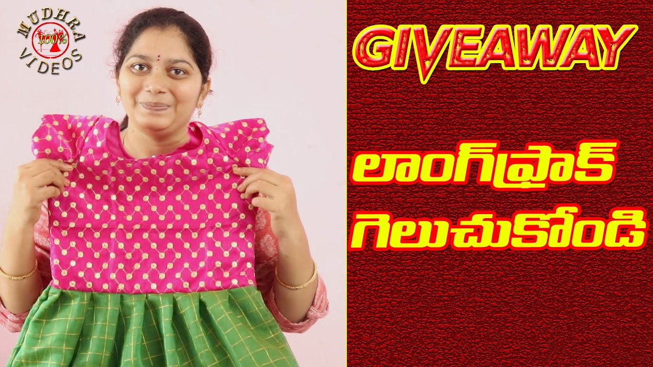 Long frock cutting in telugu Clearance