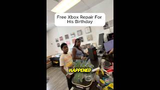 FREE XBOX REPAIR FOR HIS BIRTHDAY!!!!! #smartphone #problemfix #brokenfix #screenbreak #brokenscreen