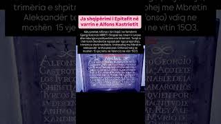 Ja shqipërimi epitafit Kastrioti #shqip #perte #perty #albania #gjergjkastrioti #skanderbeg #shorts