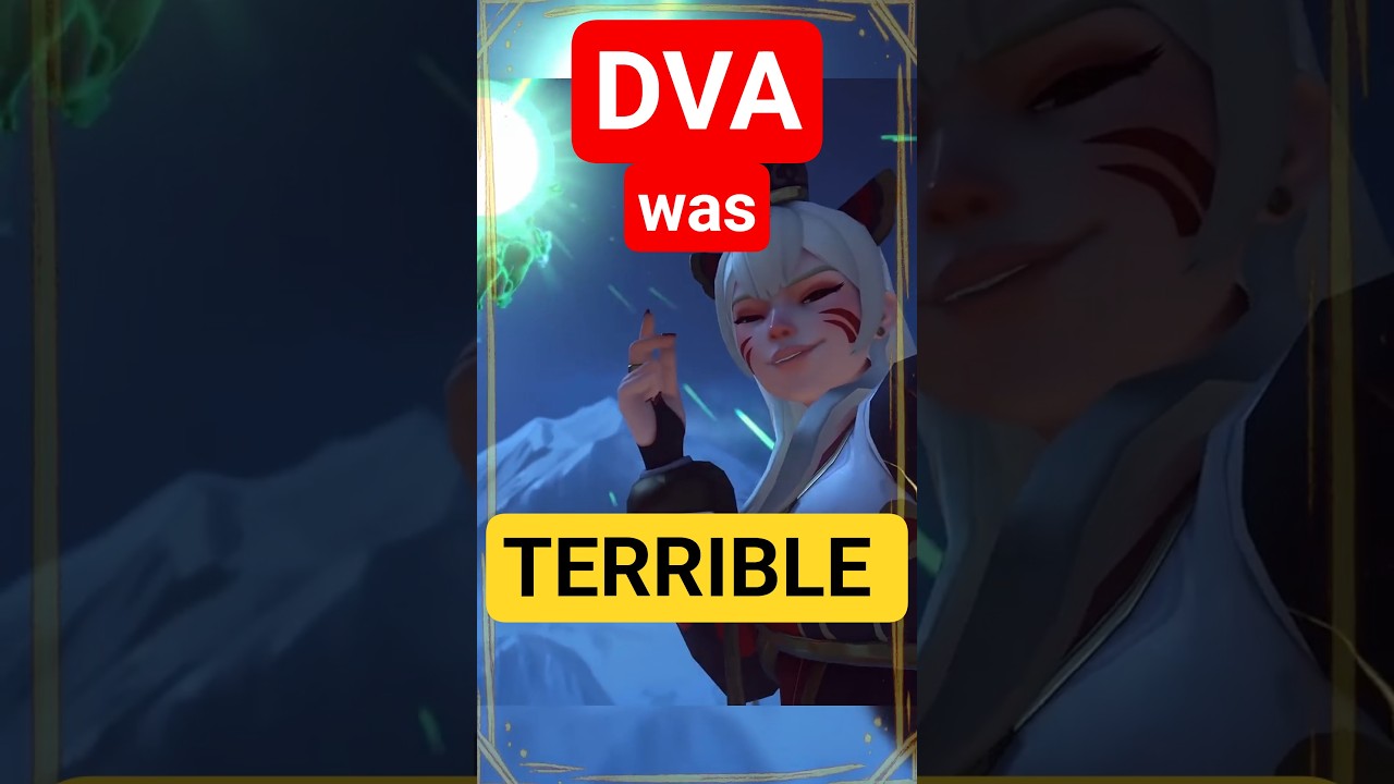 D.Va WAS SO BAD! #overwatch #overwatch2 #dva #gaming