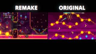 We Compare The Original Geometry Dash With The Remake In 2.2 2024. See The Differences And Decide