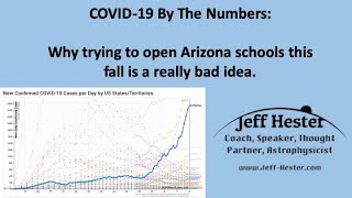 Plans to open arizona schools in the fall rely on assumption that
august 2020 is going look pretty much same as june 2020. nothing could
be furthe...