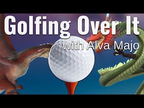 Первое прохождение до спидрана // Golfing Over It with Alva Majo