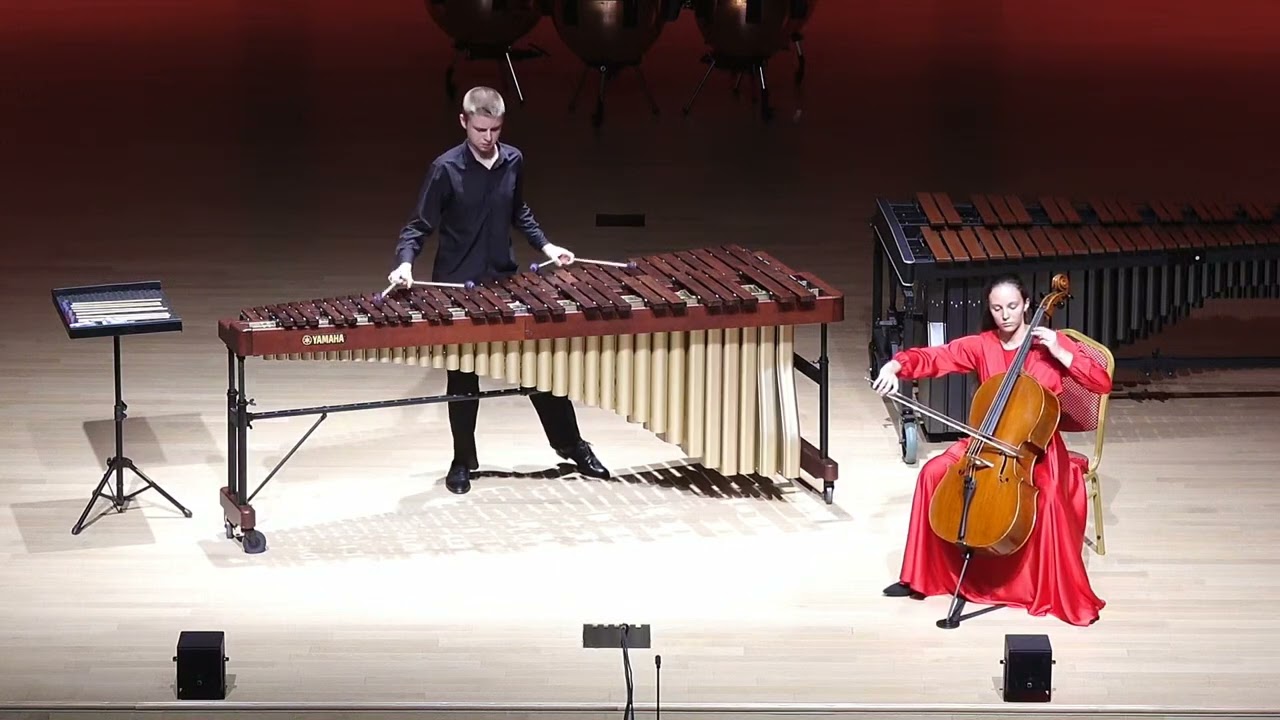 Astor Piazzolla — Oblivion (arr. for marimba and cello by Y.Donskov and A.Plotkina)