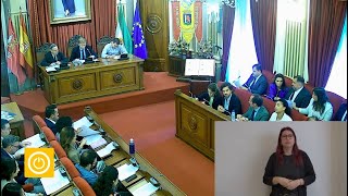 Pleno ordinario de mayo de 2024 del Ayuntamiento de Badajoz