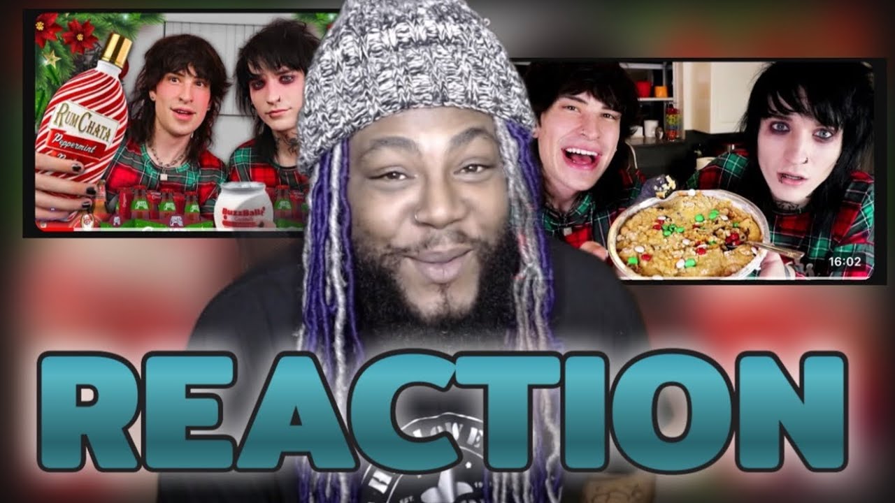 Jake & Johnnie Try Christmas Alcohols & Attempt To Cook Christmas Foods SO CHAOTIC! | REACTION