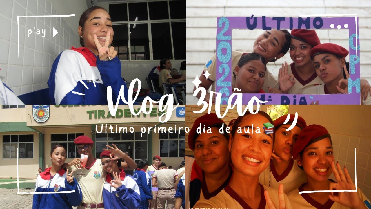 VLOG ÚLTIMO PRIMEIRO DIA DE AULA 📚🥳😭 terceirão 