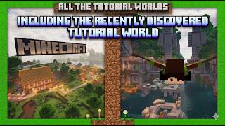 Every Minecraft Tutorial World Ever Made Including the Lost Prototype