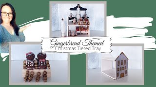 ?GINGERBREAD TIERED TRAY | 5 Under $5 Challenge