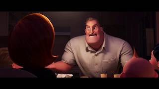 Incredibles 2 (2018) - Dinner Scene (2\/10) | Cartoon Clips