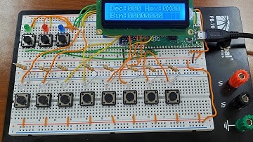 Binary/Hex/Decimal Converter - Raspberry Pi Pico