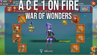Lords Mobile - A C E 1 INCOMING | MAXED TITAN ACCOUNTS FIGTHING FOR  WONDERS IN K1 screenshot 5