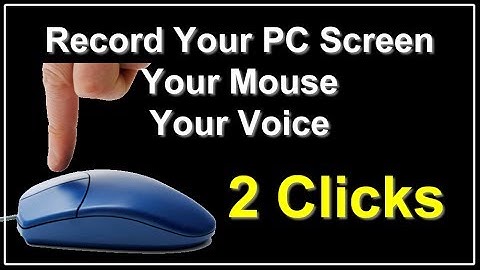 Video Screen Capture Software | Record Your PC Screen, Your Mouse and Your Voice With Only 2 Clicks