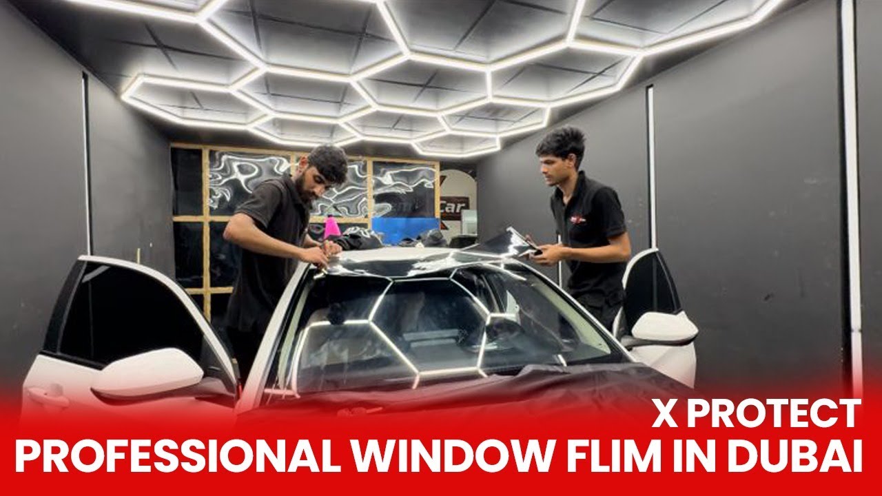PROFESSIONAL WINDOW TINTING IN DUBAI X PROTECT SYSTEM X CAR POLISH