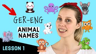 Kids German Lesson Learn Animal Names With English Translation