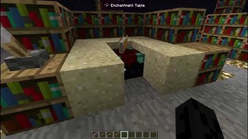Minecraft Tutorial: How to Create a Easy-Access lvl 1-30 enchanting station