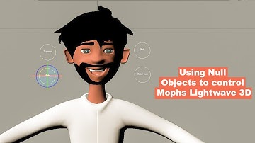 Using Null objects to control Morphs in Lightwave 3D
