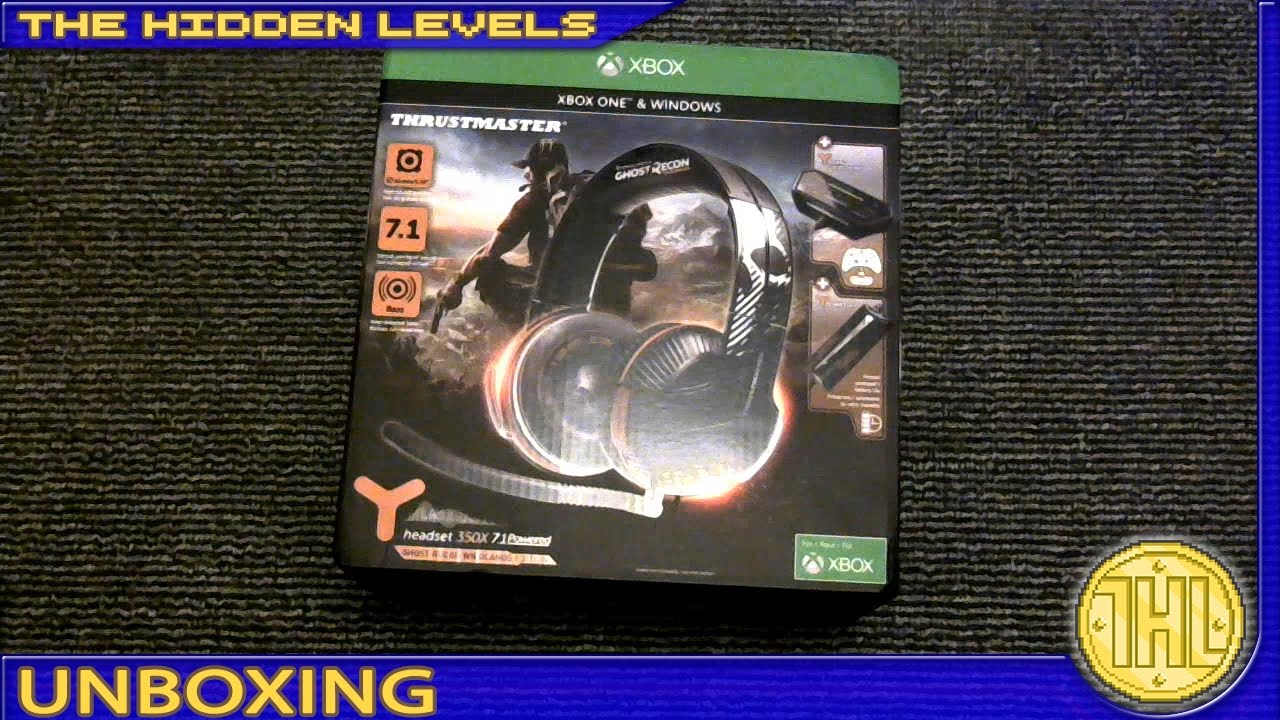 Thrustmaster 350X 7.1 GHOST RECON WILDLANDS Edition Headset Unboxing -  YouTube