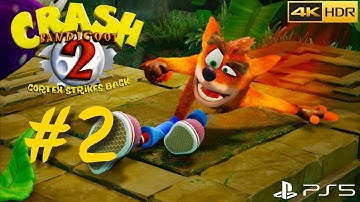 Crash Bandicoot 2: Cortex Strikes Back - Parte 2  Komodo Brothers | PS5  4K HDR