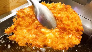 Korean Giant Pork Cutlet! Handmade Giant Katsu Fried in Clean Oil, 30cm Tomahawk Cutlet