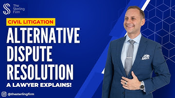 WHAT IS ALTERNATIVE DISPUTE RESOLUTION? | A LAWYER EXPLAINS | #lawyer