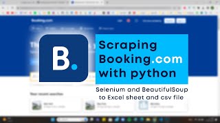 scraping booking project